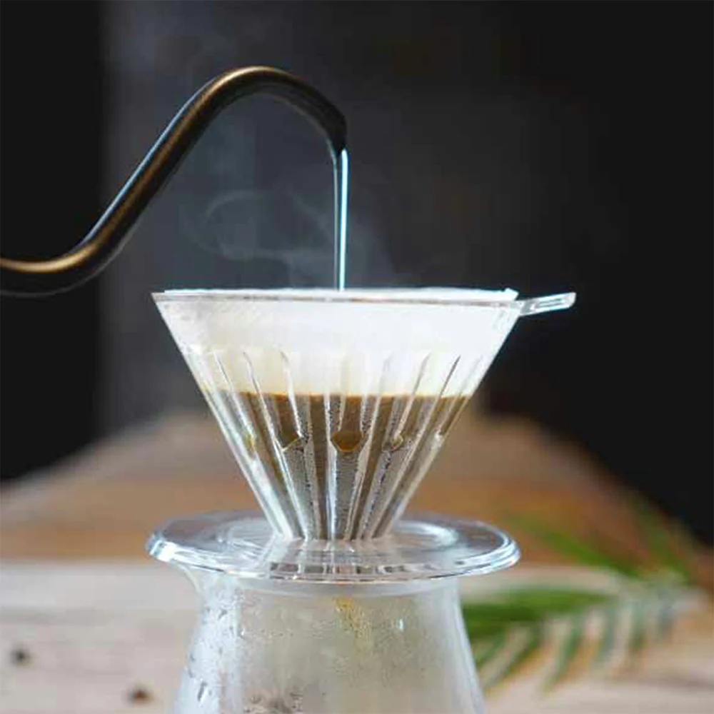 Timemore Brewer Set Crystal Eye cu Dripper Plastic PCTG 02 + Server 600ml - Transparent [6]