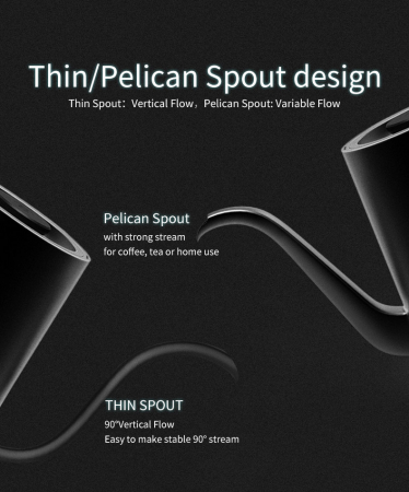 Timemore Fierbator electric Fish Smart 600ml - Negru [5]