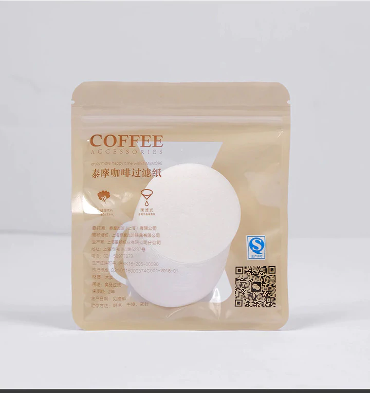 Filtre Hartie - Timemore Filtre hartie rotunde Icy Pipe - 100 buc