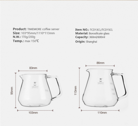 Server Cafea Timemore 360ml [8]