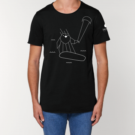 DROPSHOT - Tricou Negru Personalizat Dropshot Windsurf