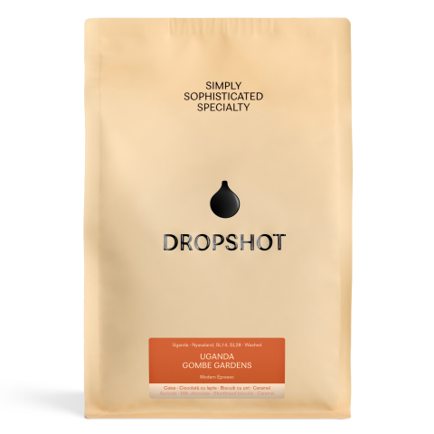 Microloturi DROPSHOT - Uganda Gombe Gardens - 1kg - Cafea de specialitate DROPSHOT