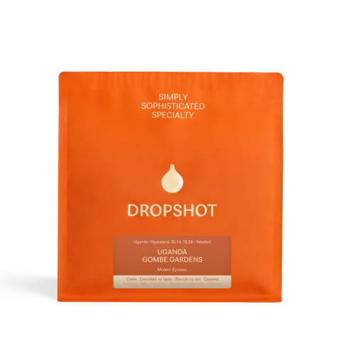 Microloturi DROPSHOT - Uganda Gombe Gardens - 250g - Cafea de specialitate DROPSHOT
