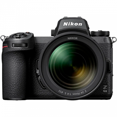 Camere foto-video - Aparat foto mirrlorless NIKON Z6 II, 24.5MP, 4K, Wi-Fi, negru + Obiectiv 24-70mm f/4 S
