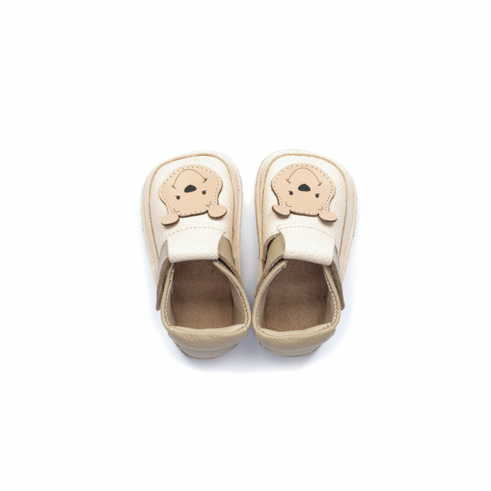 Papucei Barefoot Ursulet Alb [3]