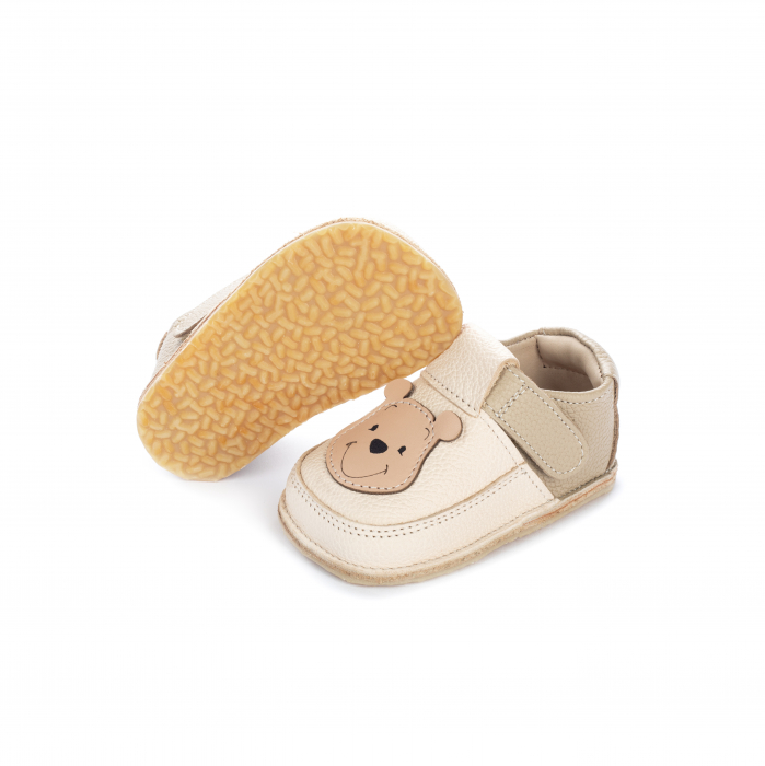 Papucei Barefoot Ursulet Alb [2]