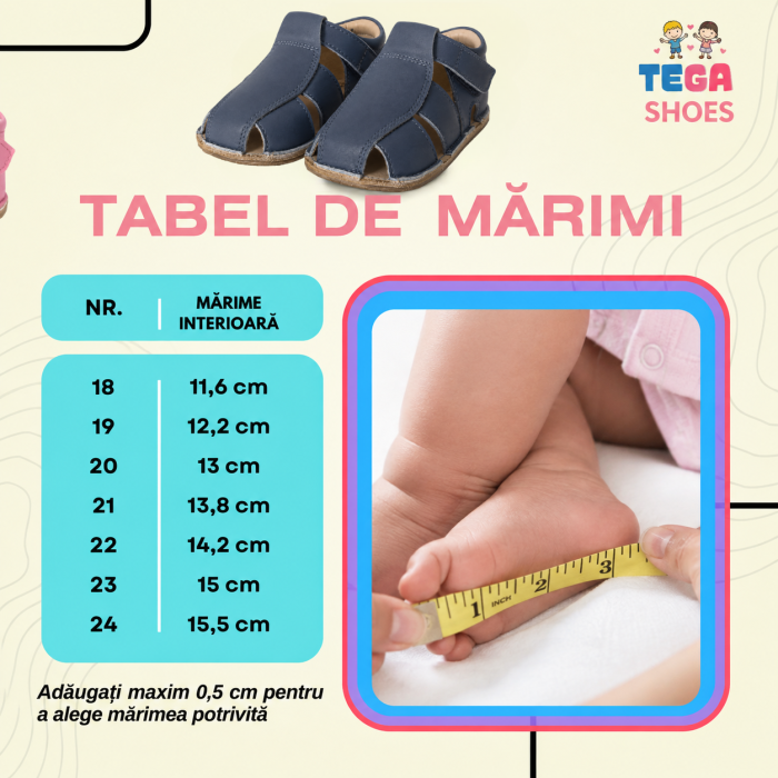Săndăluțe Barefoot M2 Bleumarin [7]