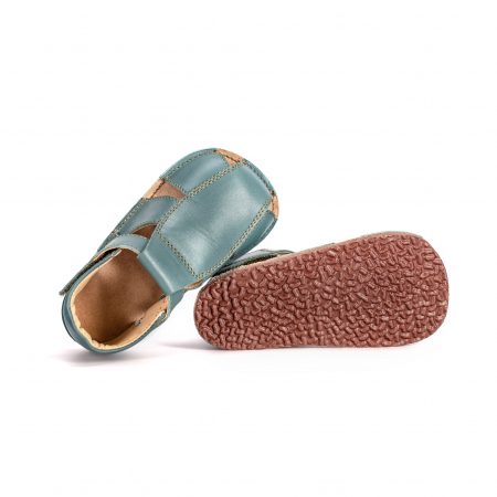Săndăluțe Barefoot M2 Verde Marin [3]