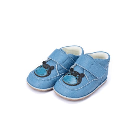 GHETUȚE - Ghetute Barefoot Albastru deschis - Hipo - captuseala material textil