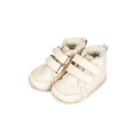GHETUȚE - Ghetute Barefoot Imblanite Alb/crem