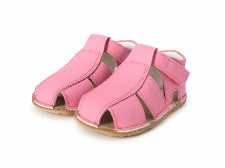 SĂNDĂLUȚE - Săndăluțe Barefoot M2 Roz bonbon
