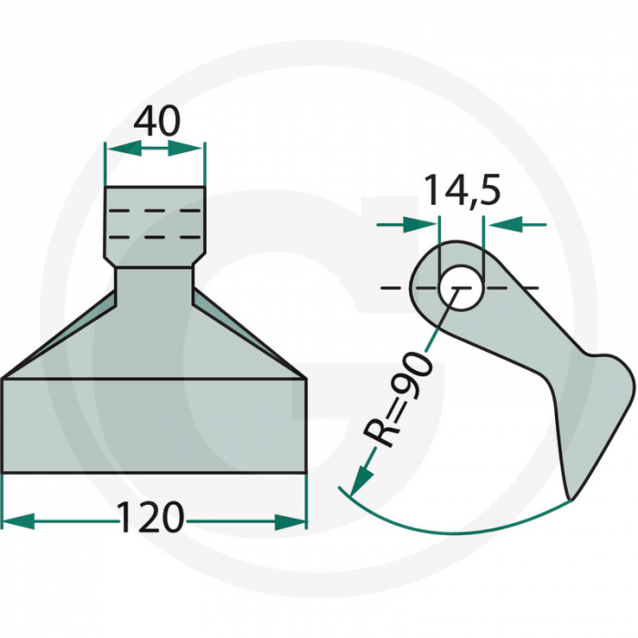 Ciocan tocatoare 18063-RM-8-14 0901143   [2]