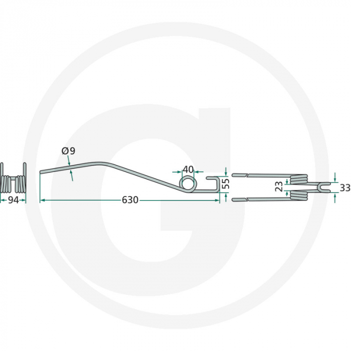 Arc Deutz-Fahr intors 52516504333 16504333 06582610 16502737 16501530   [2]