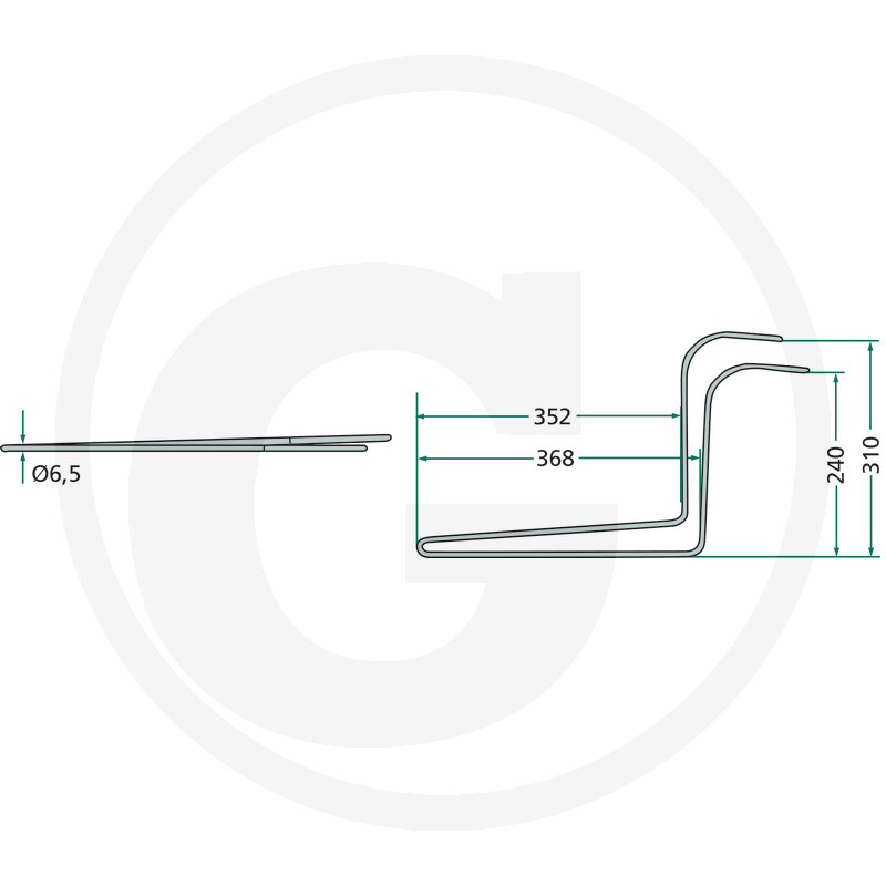 Arc grebla Claas 0009235770 SP04-02 9235770   [2]