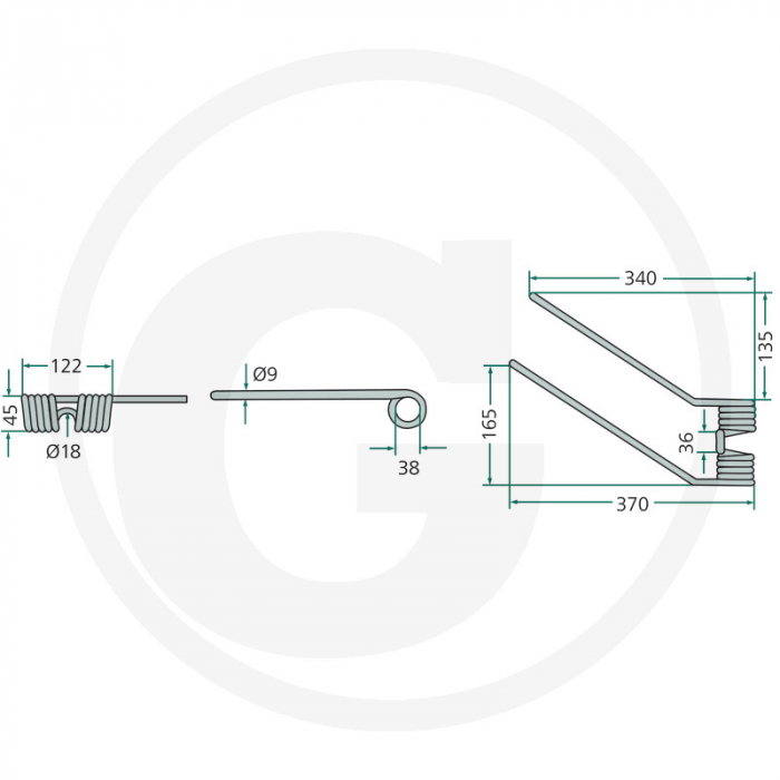 Arc grebla Claas 8716106161553 0009263500 [2]
