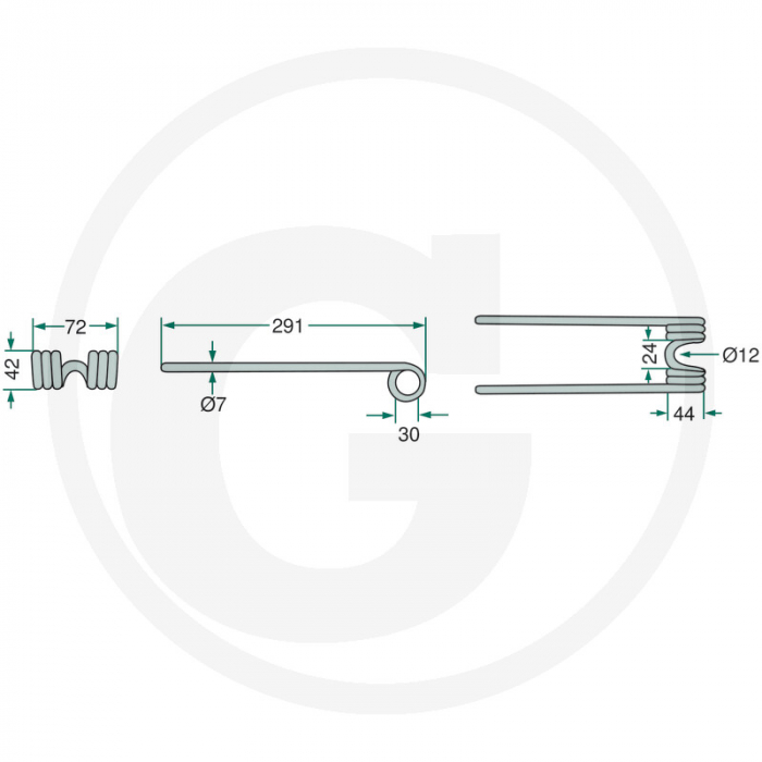 Arc grebla Ducker 753003101 H-5   [2]