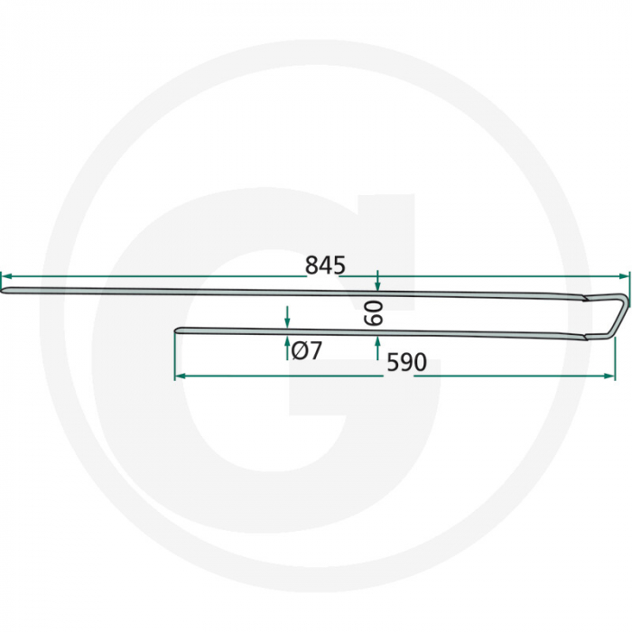 Arc grebla Fransgard 15-FRA-07 15-FRA-07 40273   [2]