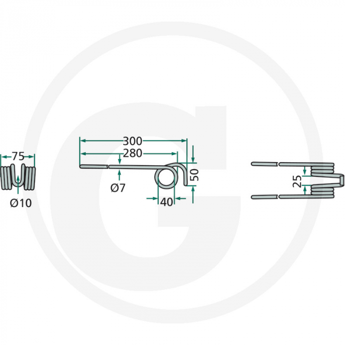 Arc grebla Hagedorn Polyp 525SW 182 G SW182G 44200.10 [2]