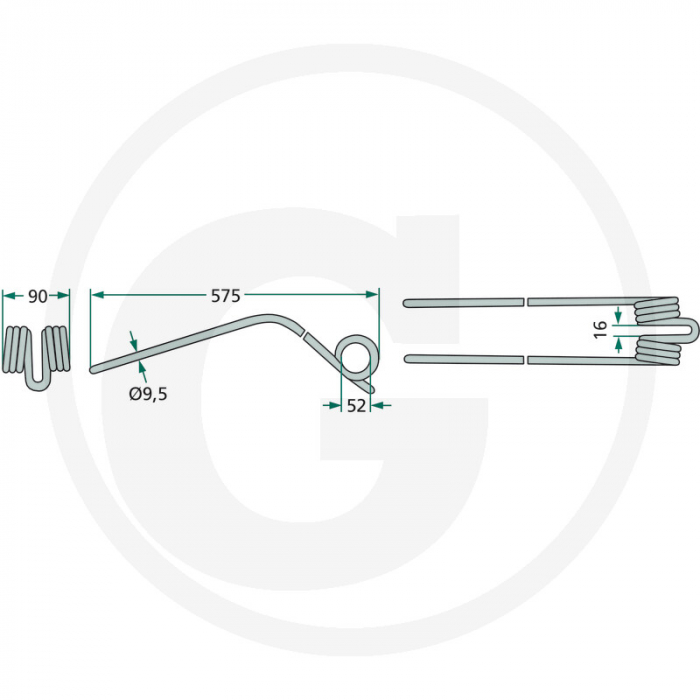 Arc grebla KUHN 90/575 4059139025046 52557720200 [2]