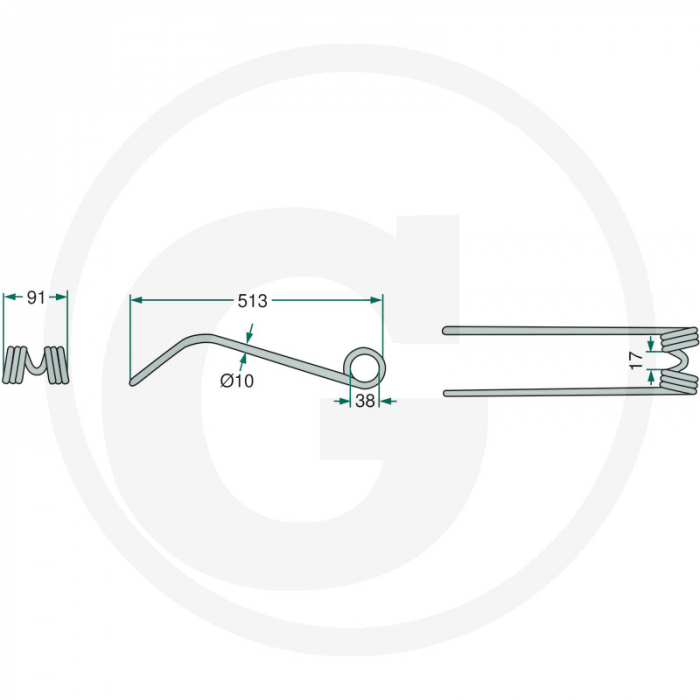Arc grebla Niemeyer 525600034 600034 [2]