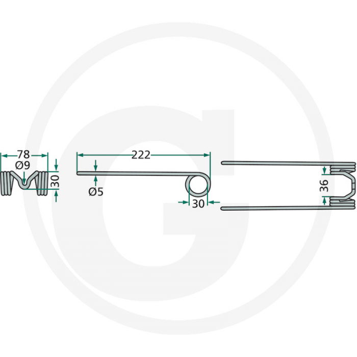 Arc pick-up John Deere CB300 C11427CX C11427X SSR81825   [2]