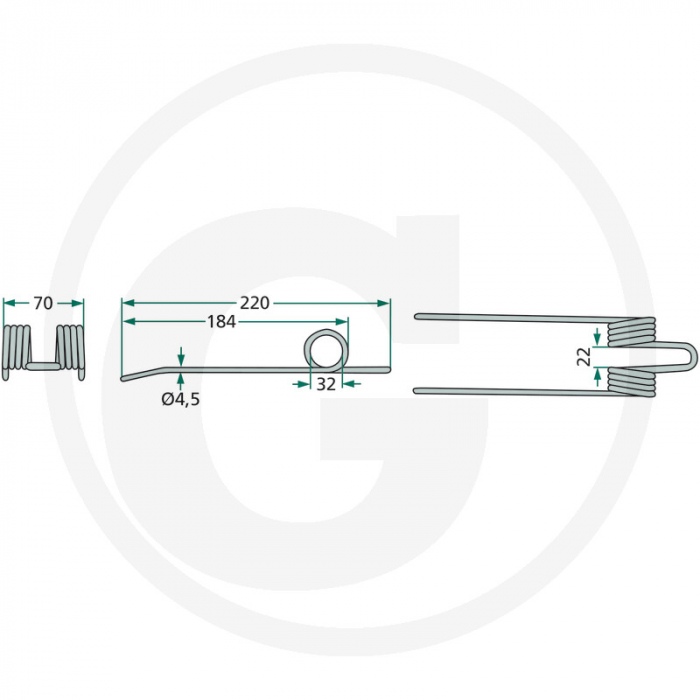 Arc pick-up New Holland 525161367 161367 80161367 44119 [2]