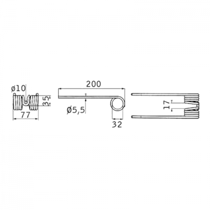 Arc pick-up Welger 4 19074 034338M   [2]