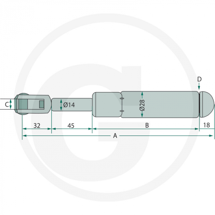 Arc pneumatic Fiat 445 65499076 F231800208061 F231800208090 [2]