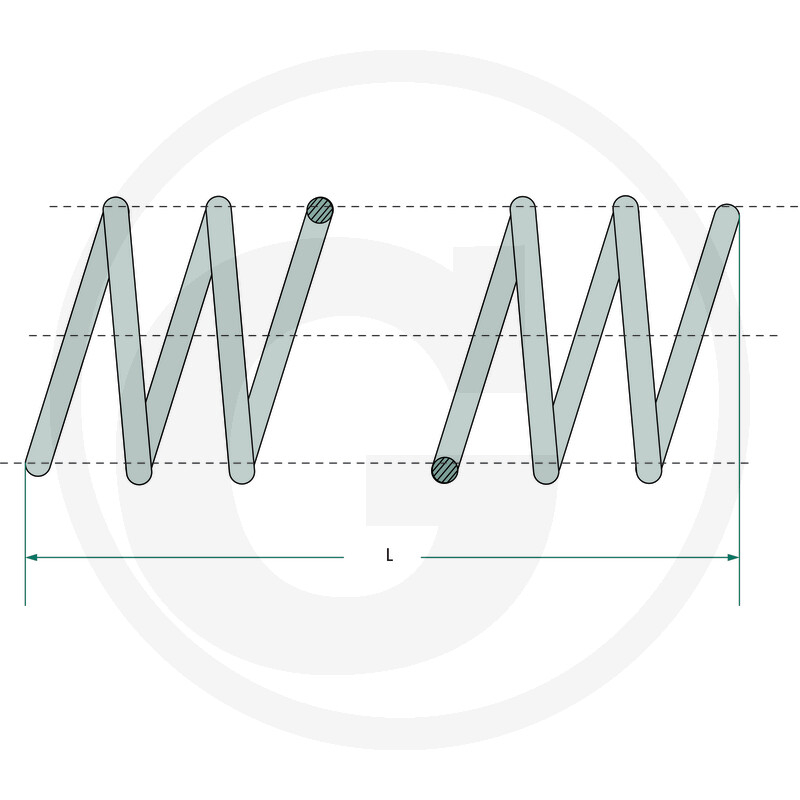 Arc semanatoare paioase 18x22x2mm, L1000mm   [2]