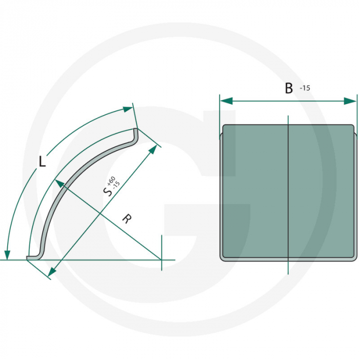 Aripa fata 350x1090 mm 220106035100 E2700 134623175 106035100   [4]