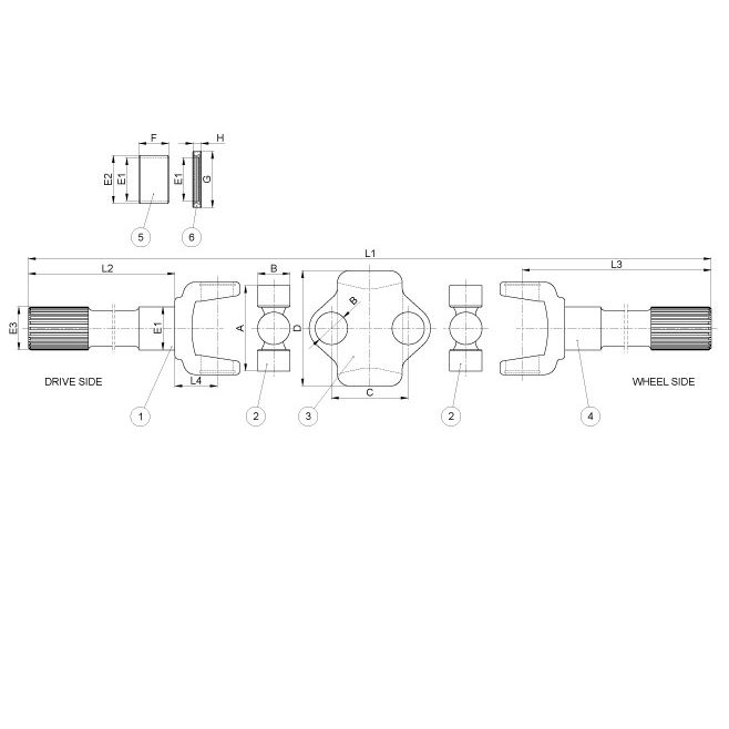 Articulatie cardan Fiat 9923580 9959685 9959702   [2]