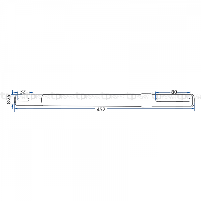 Ax coasa Deutz-Fahr 1.1017.019.901.00 64706580765F 06580765 1.1017.019.901.00 6580765 VF06580765 [2]