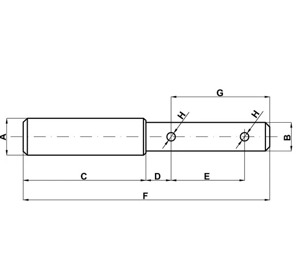 Bolt *22/28-180 mm 328180 [2]