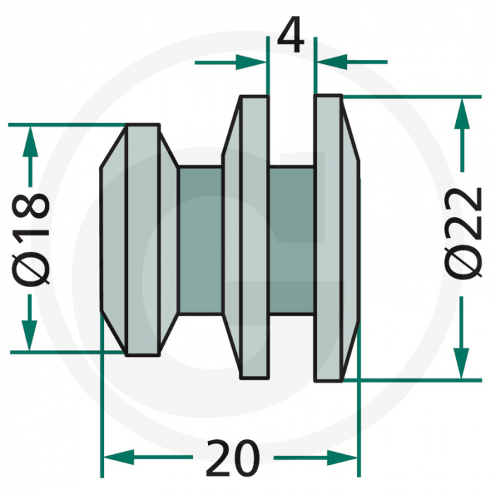 Bolt Welger Ø 18x22 0919108300 [2]