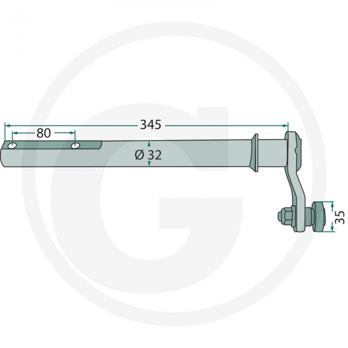 Brat grebla Deutz-Fahr 06563320   [2]