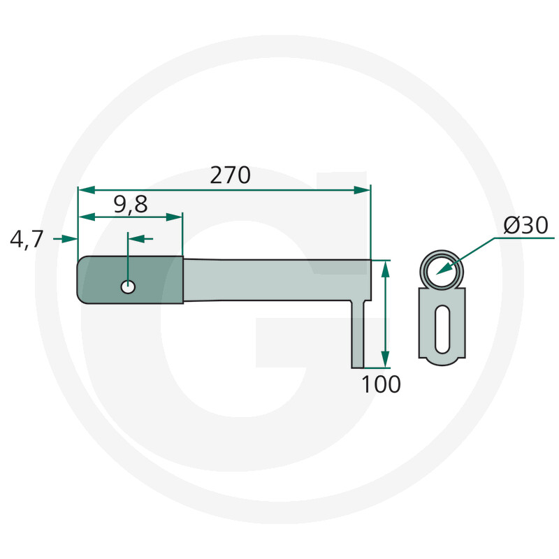 Brat grebla Kuhn GA 3201GM, 270 mm, 57713500 | Tehnica Popan [2]