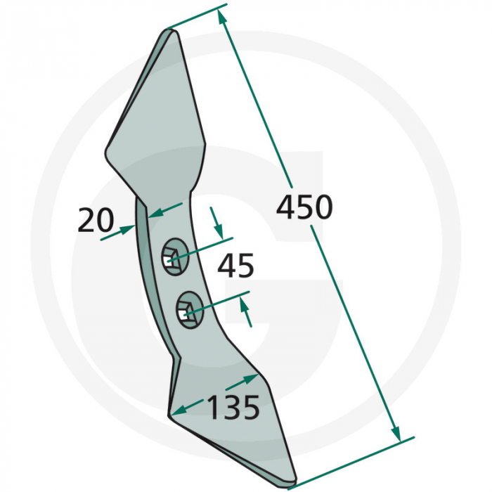 Brazdar 23532 RS300 45 63310402   [2]