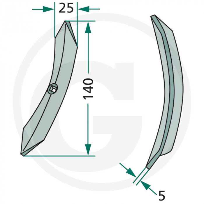 Brazdar cultivatoare 1802.10.190R 00019935 RG00019935 E19935   [2]