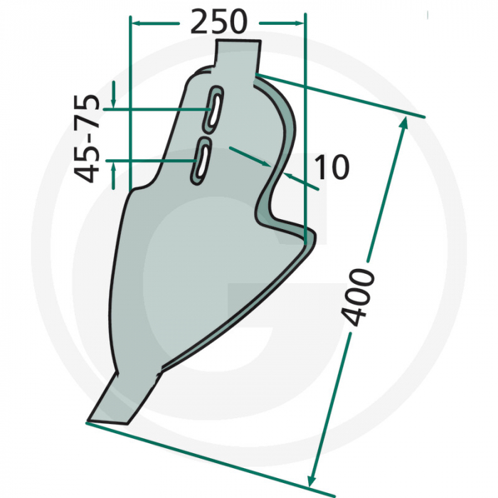 Brazdar cultivator Schanberger101.250-45-80 101.250-45-80 [2]
