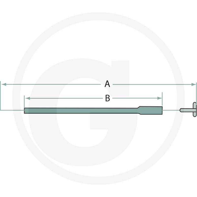Cablu acceleratie picior L775 mm - Fiat 5168803 Ford|Fiat [2]