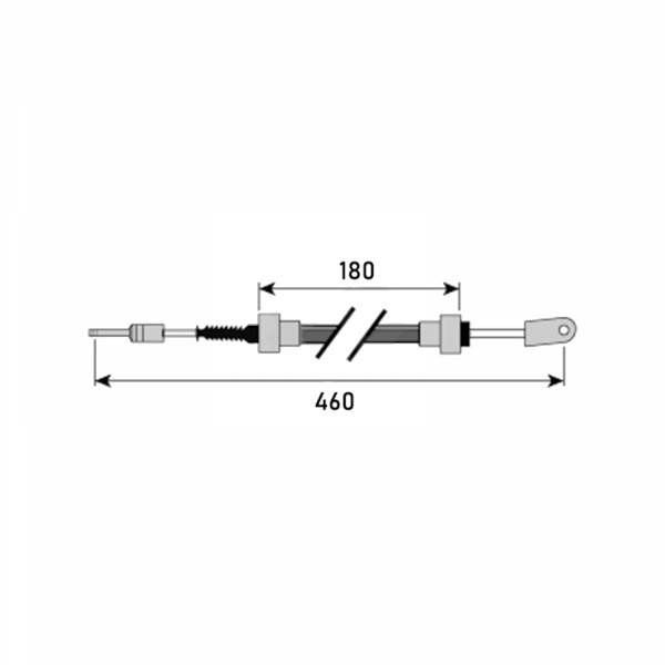 Cablu de ambreiaj Fiat - L430 - 185 [2]