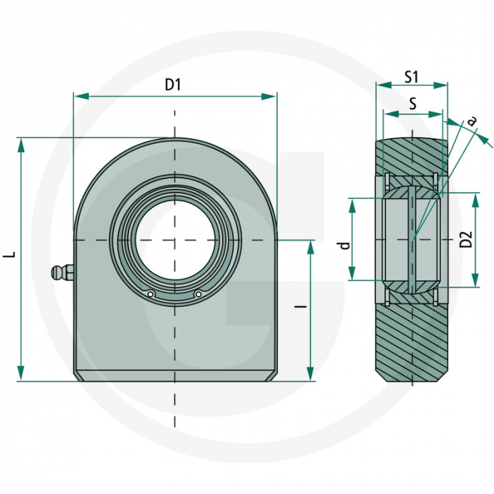 Cap articulatie cilindru GF 25 D0 82002061   [2]