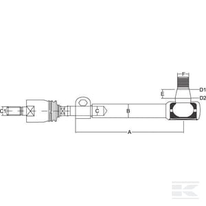 Cap bara cu bieleta stanga - Carraro 212.24.622.03 [2]