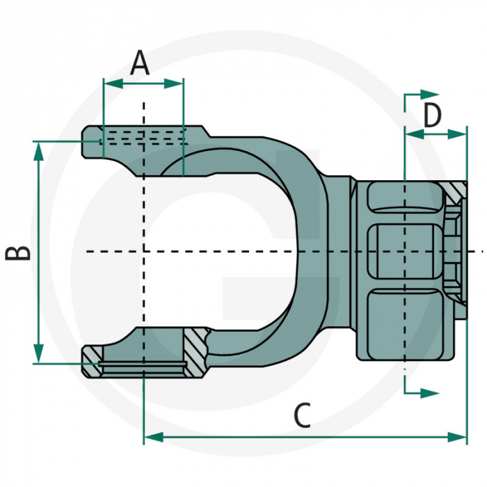 Cap cardan 1-3/8" F23 377377003 [2]