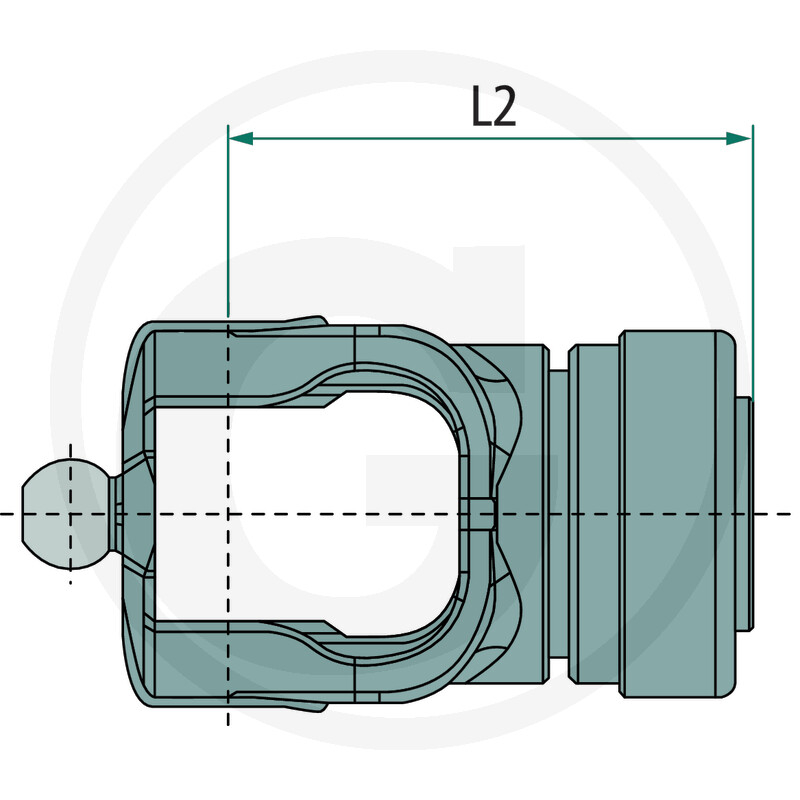 Cap Cardan B6 80° 30,2x91,5 mm | Tehnica Popan [2]