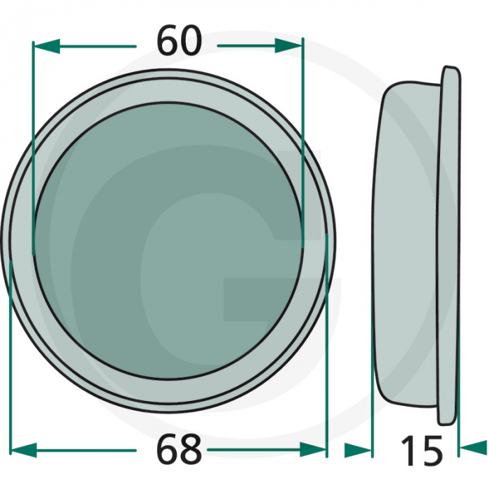 Capac coasa Deutz-Fahr 64706580108F 06580108 1.1018.010.127.00   [2]