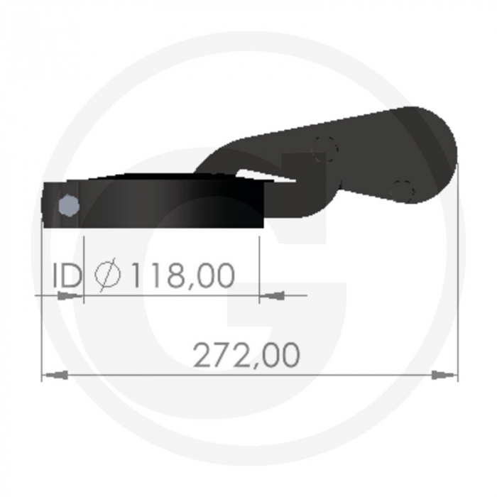 Capac esapament Ø118 mm 23815AGT0006 7S1784   [2]