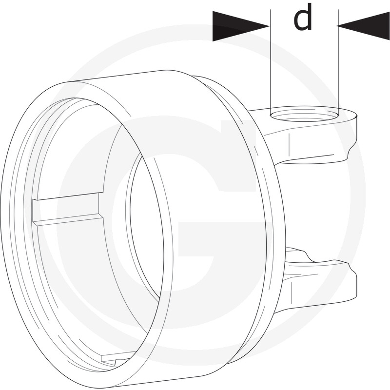 Carcasa Ambreiaj cardan - tip K64/22-24R 42x104 mm Walterscheid 1129882 Walterscheid [2]