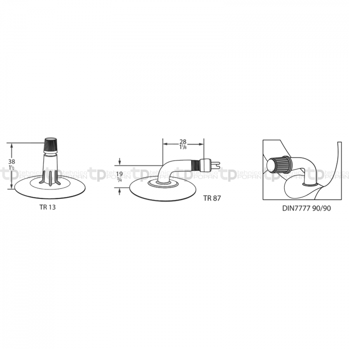Cauciuc si camera 3.50 x 8 8103.50X8/T7   [2]