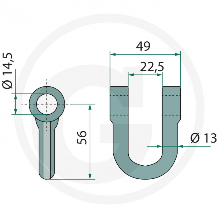 Cercel cutit tocatoare 14 18063-ORS-08   [2]